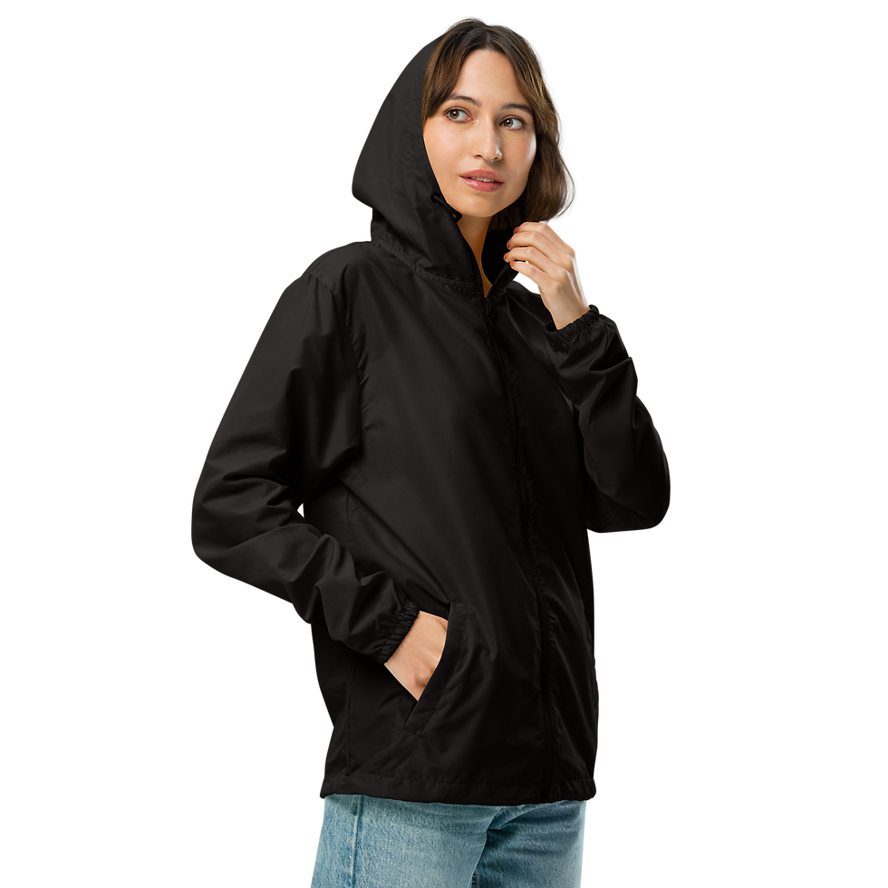 Thumbnail: Abduction Logo Unisex lightweight zip up windbreaker