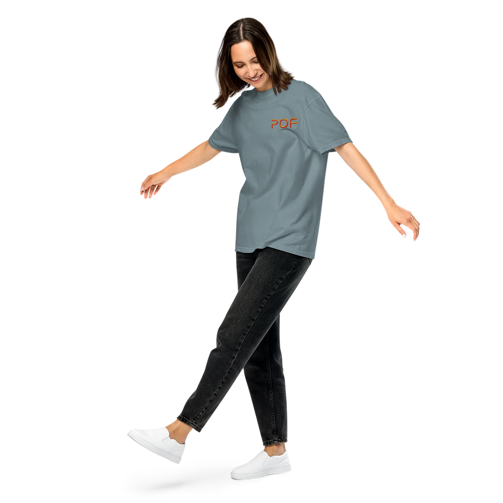 Thumbnail: POF Exhibition Unisex garment-dyed heavyweight t-shirt