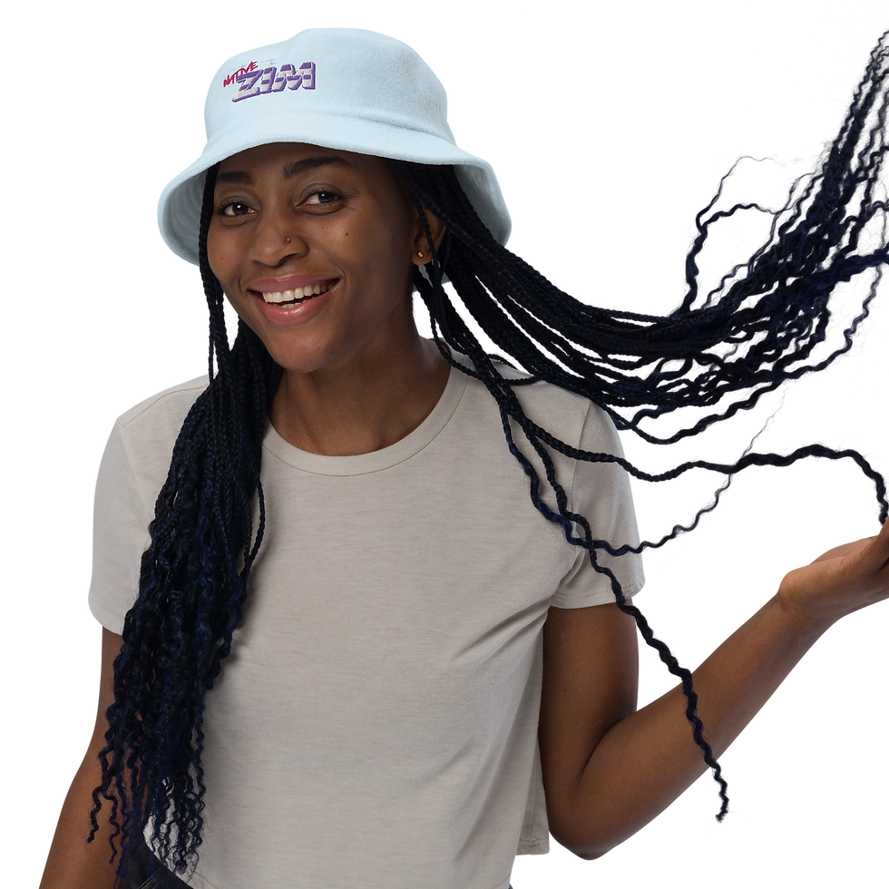 Thumbnail: Logo Unstructured terry cloth bucket hat