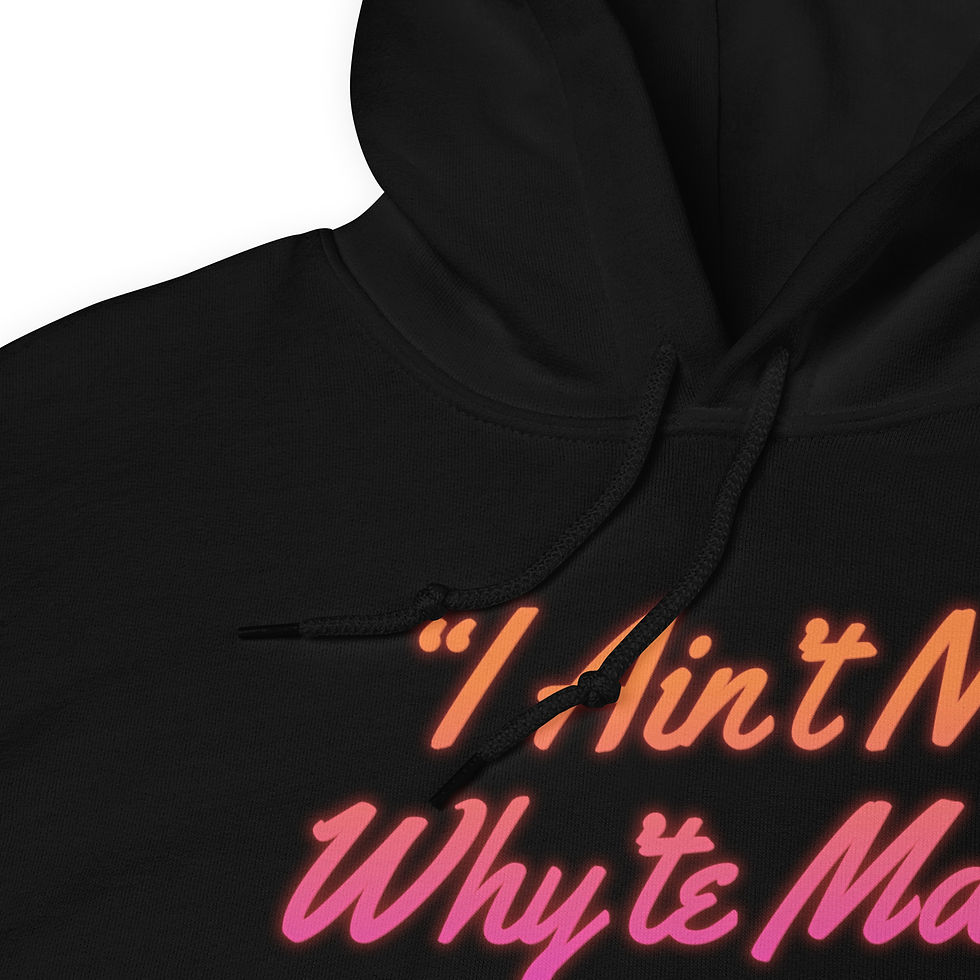 Thumbnail: I Ain't No Why'te Man Unisex Hoodie