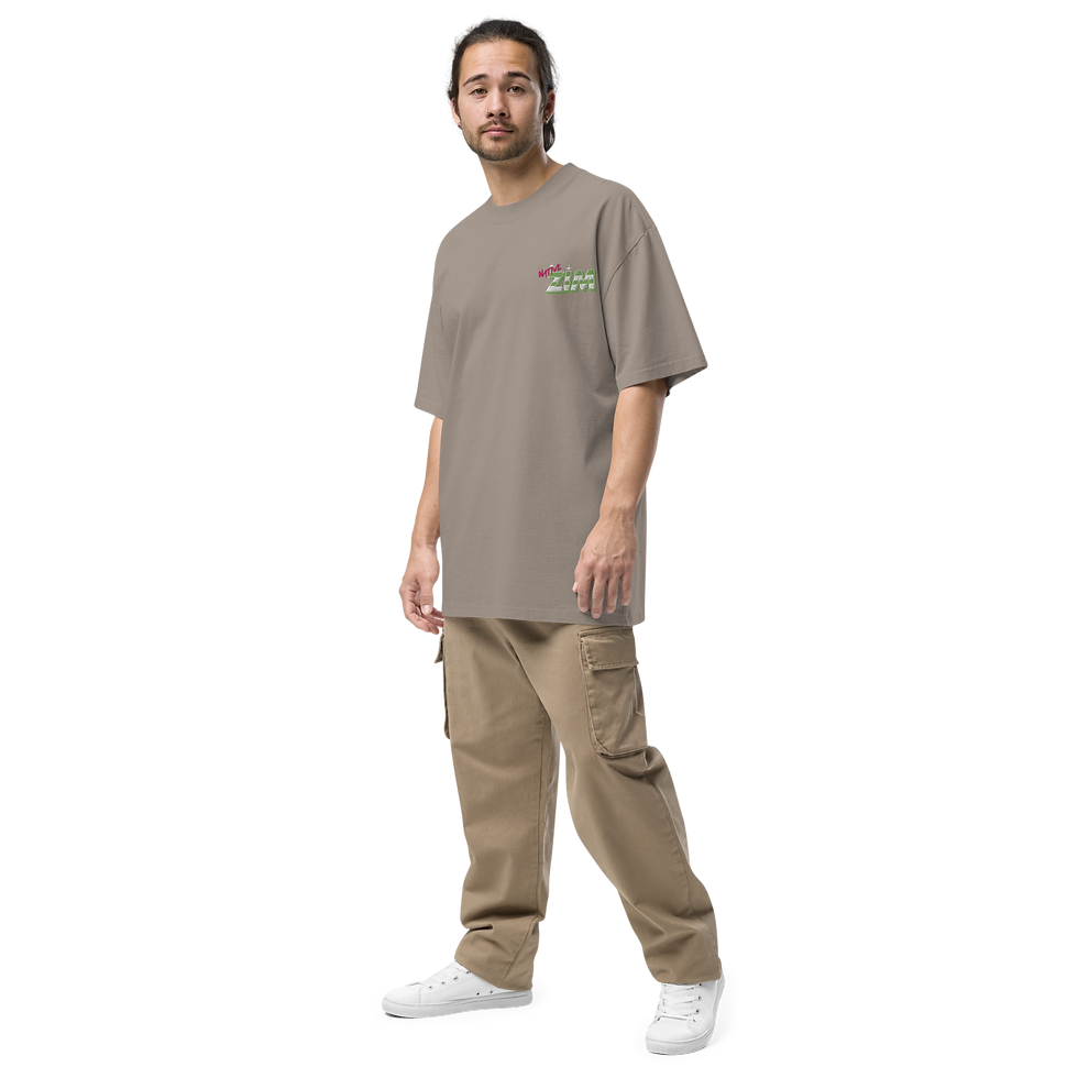 Thumbnail: Abduction Logo Oversized faded t-shirt