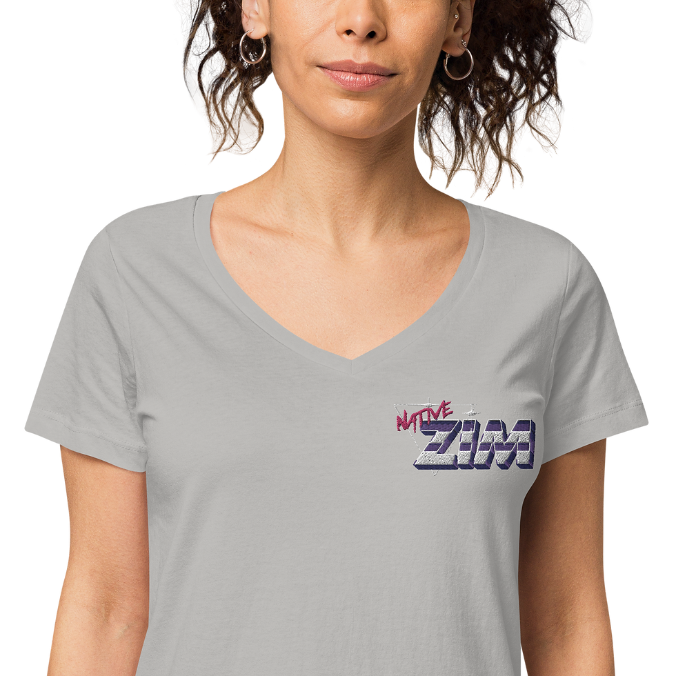 Thumbnail: Logo Women’s fitted v-neck t-shirt