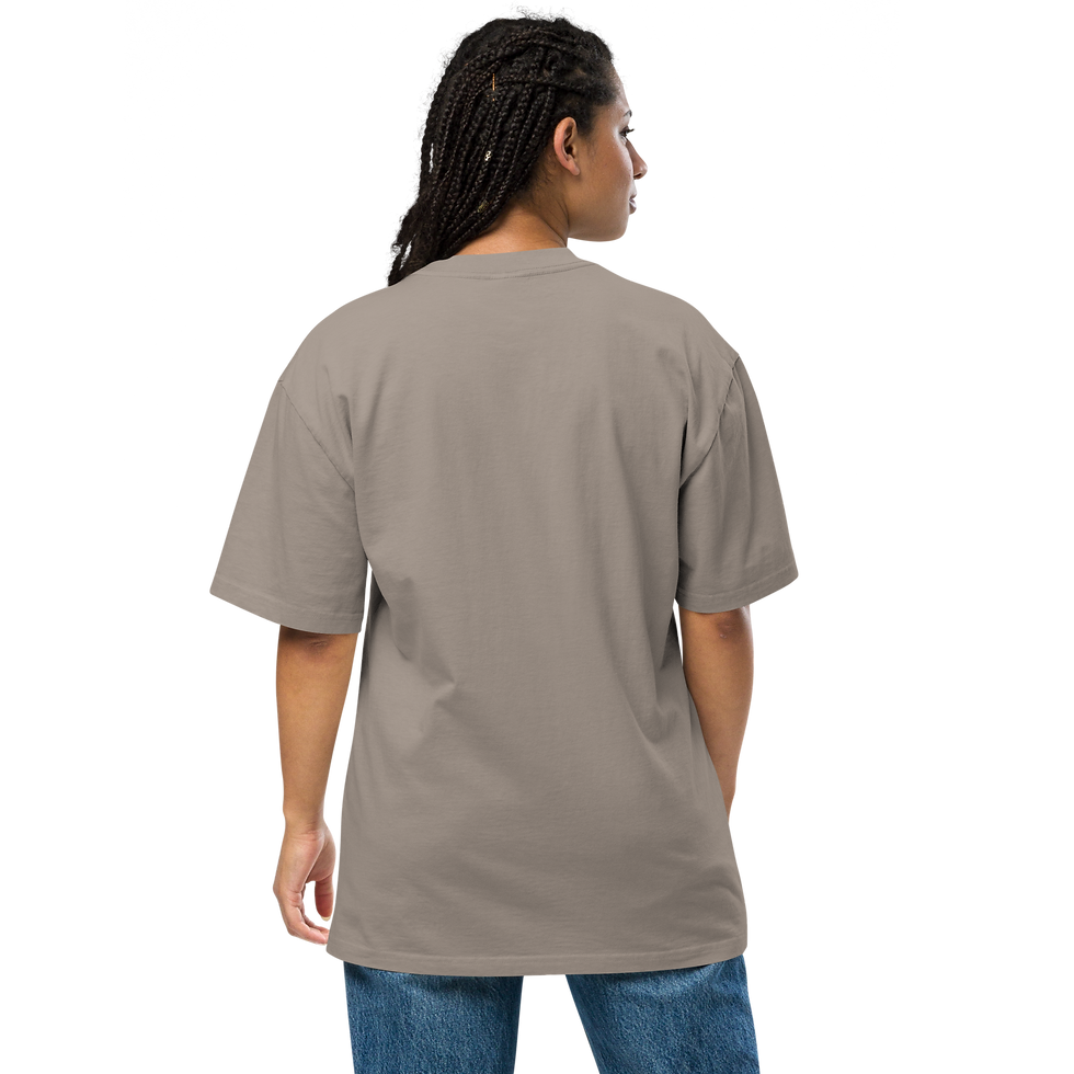 Thumbnail: Red Star Abduction Logo Oversized faded t-shirt