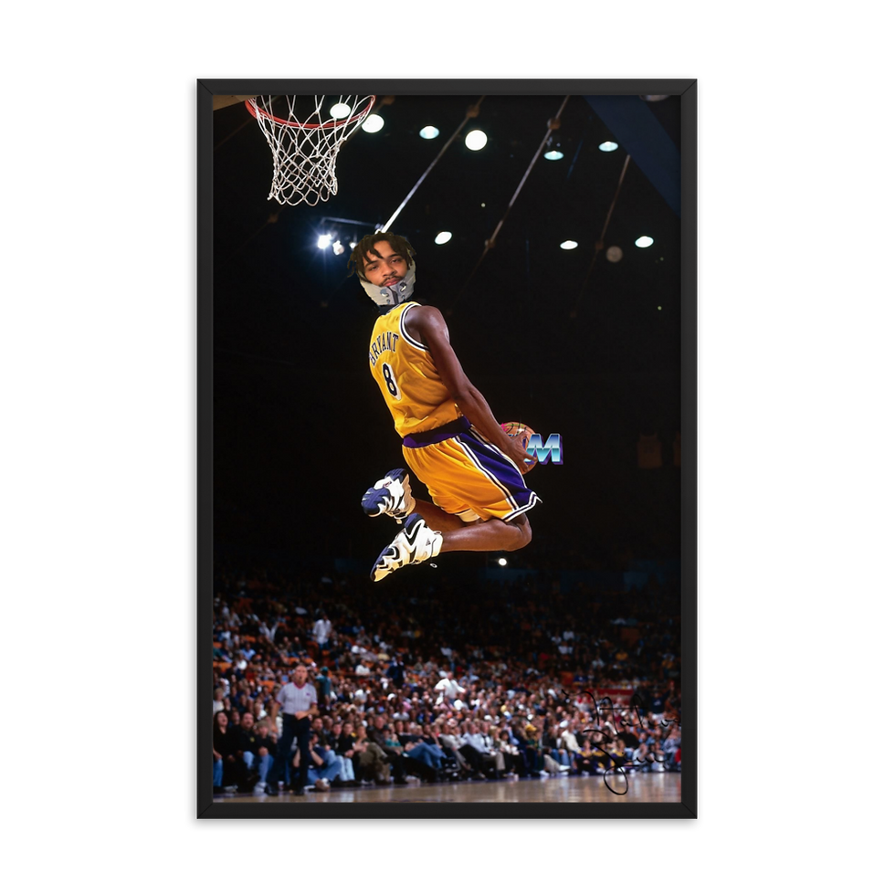 Thumbnail: Freeze Frame Native Zim Dunk 2 Framed poster