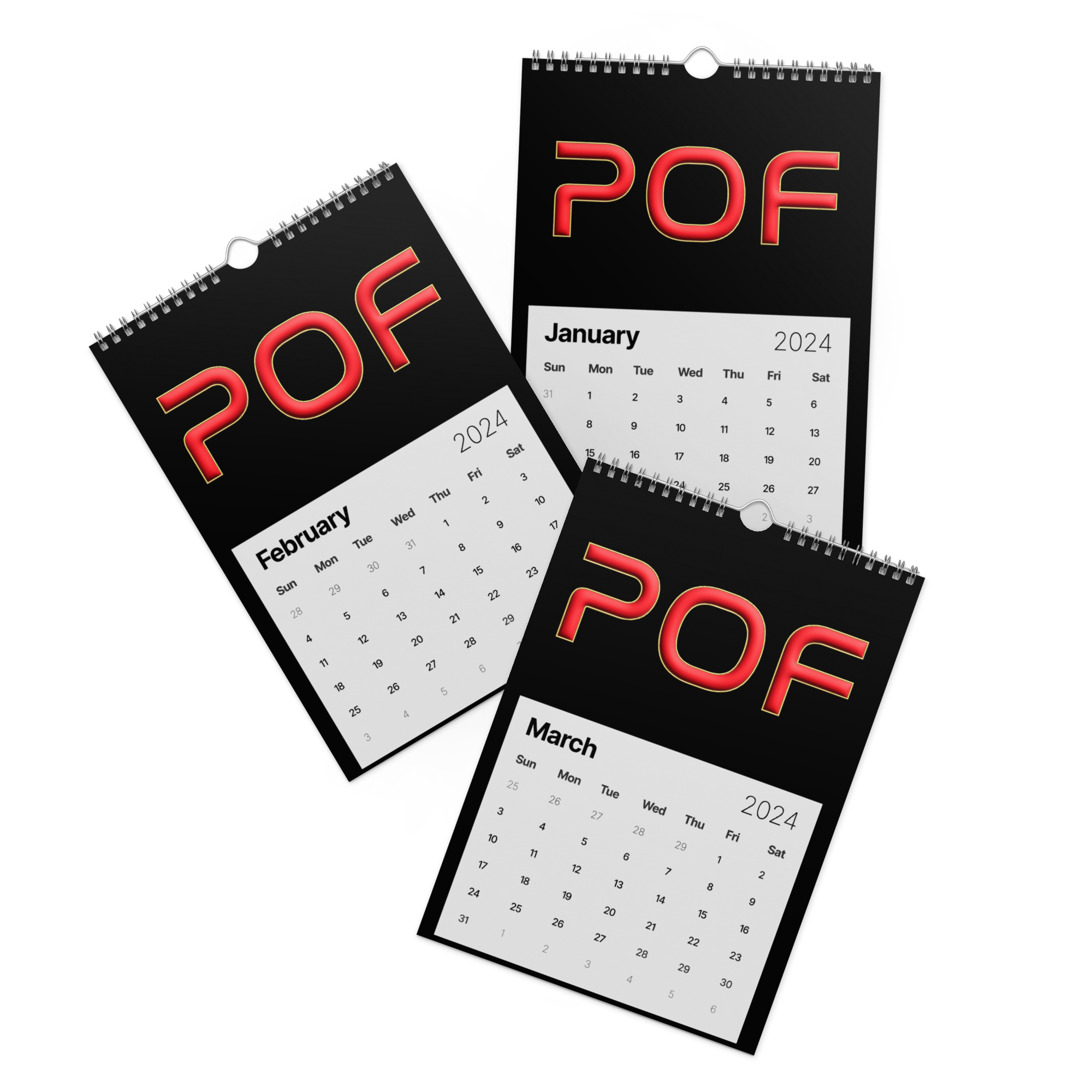 POF Exhibition Wall calendar (2024)