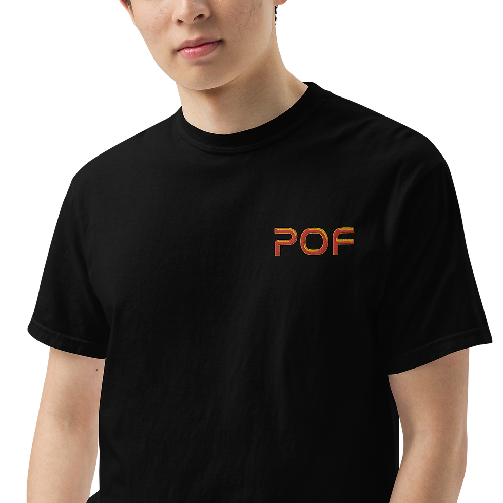 Thumbnail: POF Exhibition Unisex garment-dyed heavyweight t-shirt