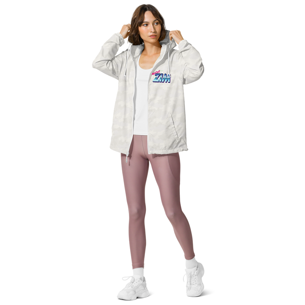 Thumbnail: Abduction Logo Unisex lightweight zip up windbreaker