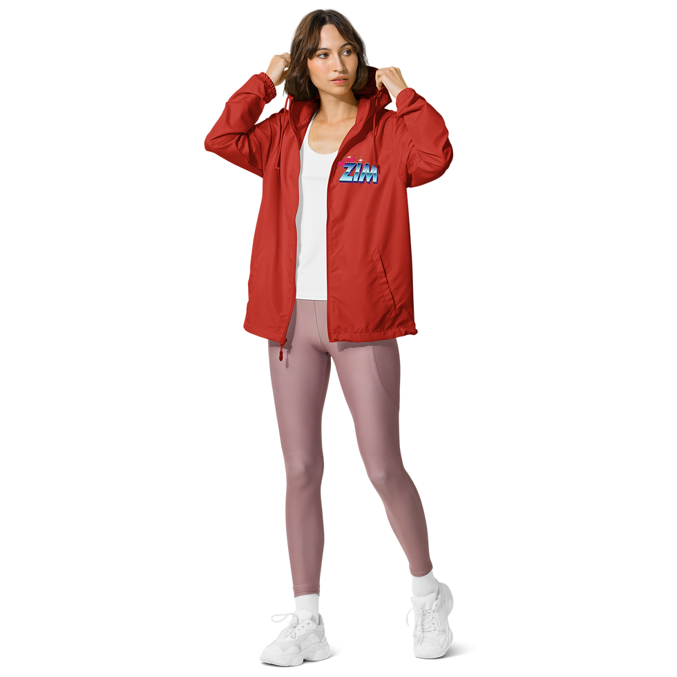 Thumbnail: Abduction Logo Unisex lightweight zip up windbreaker
