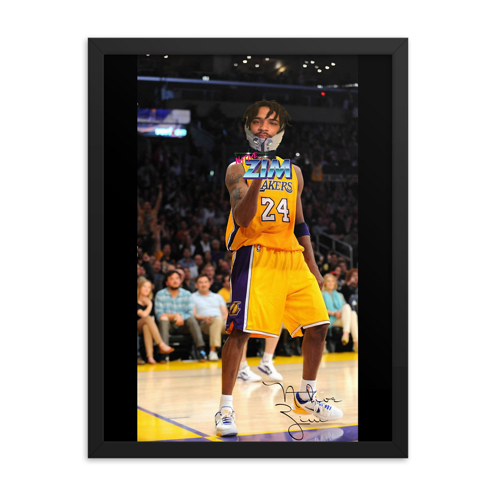 Thumbnail: Freeze Frame Choppah Down Meme Framed poster
