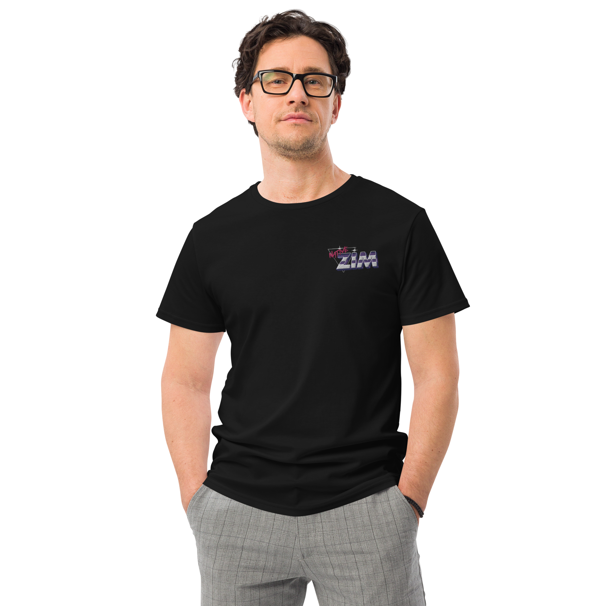 Logo Men's premium cotton t-shirt