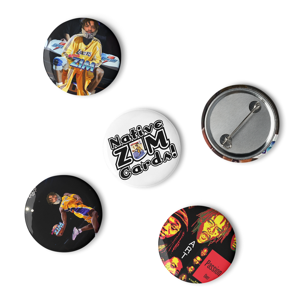 Thumbnail: Freeze Frame Meme Set of pin buttons