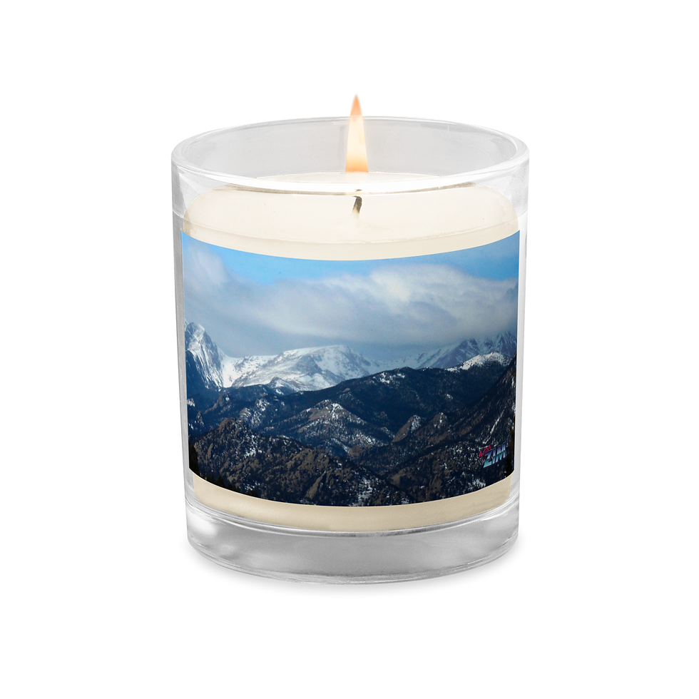Thumbnail: Rockies 2 (WWP Portal) Glass jar soy wax candle