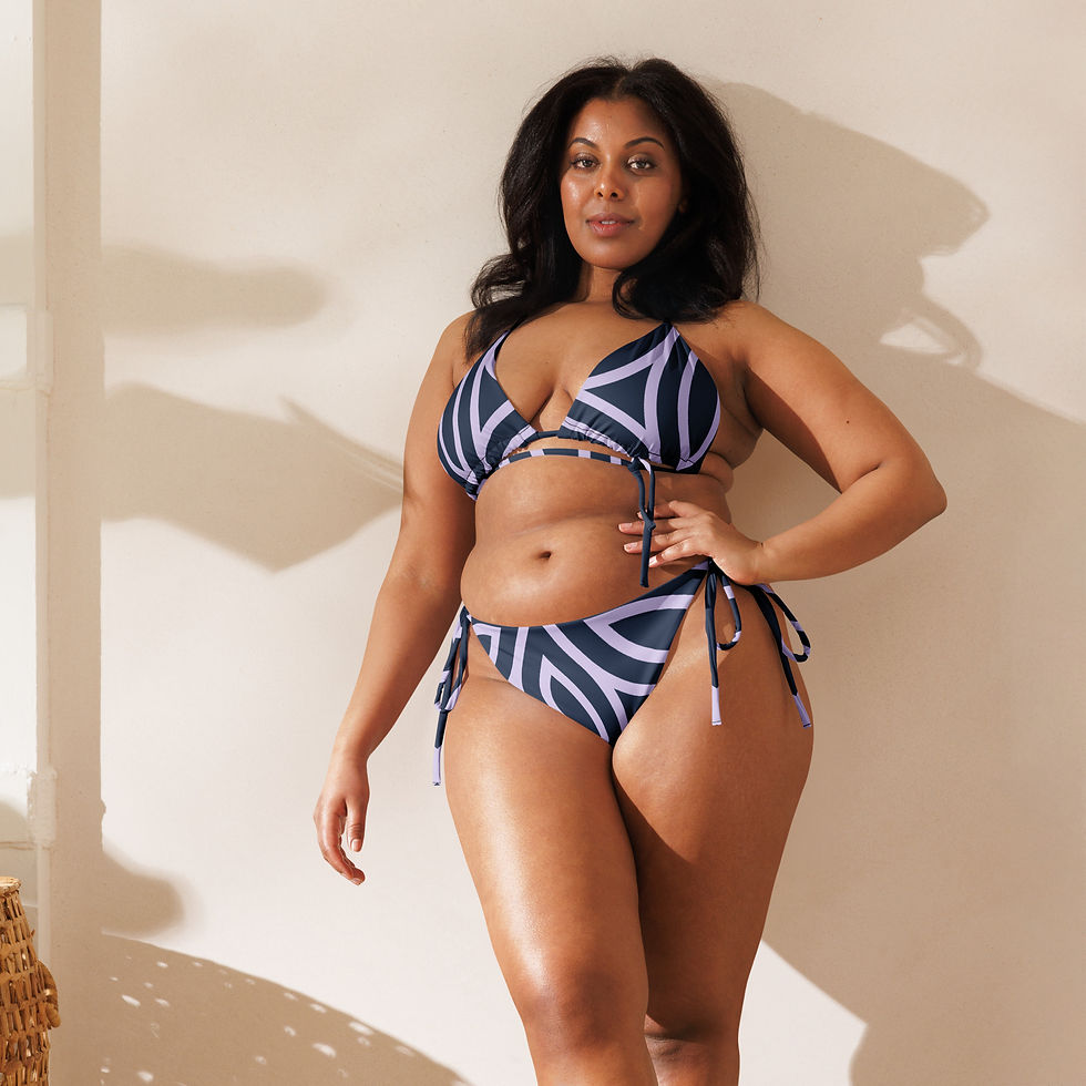 Миниатюра: G11 All-over print recycled string bikini
