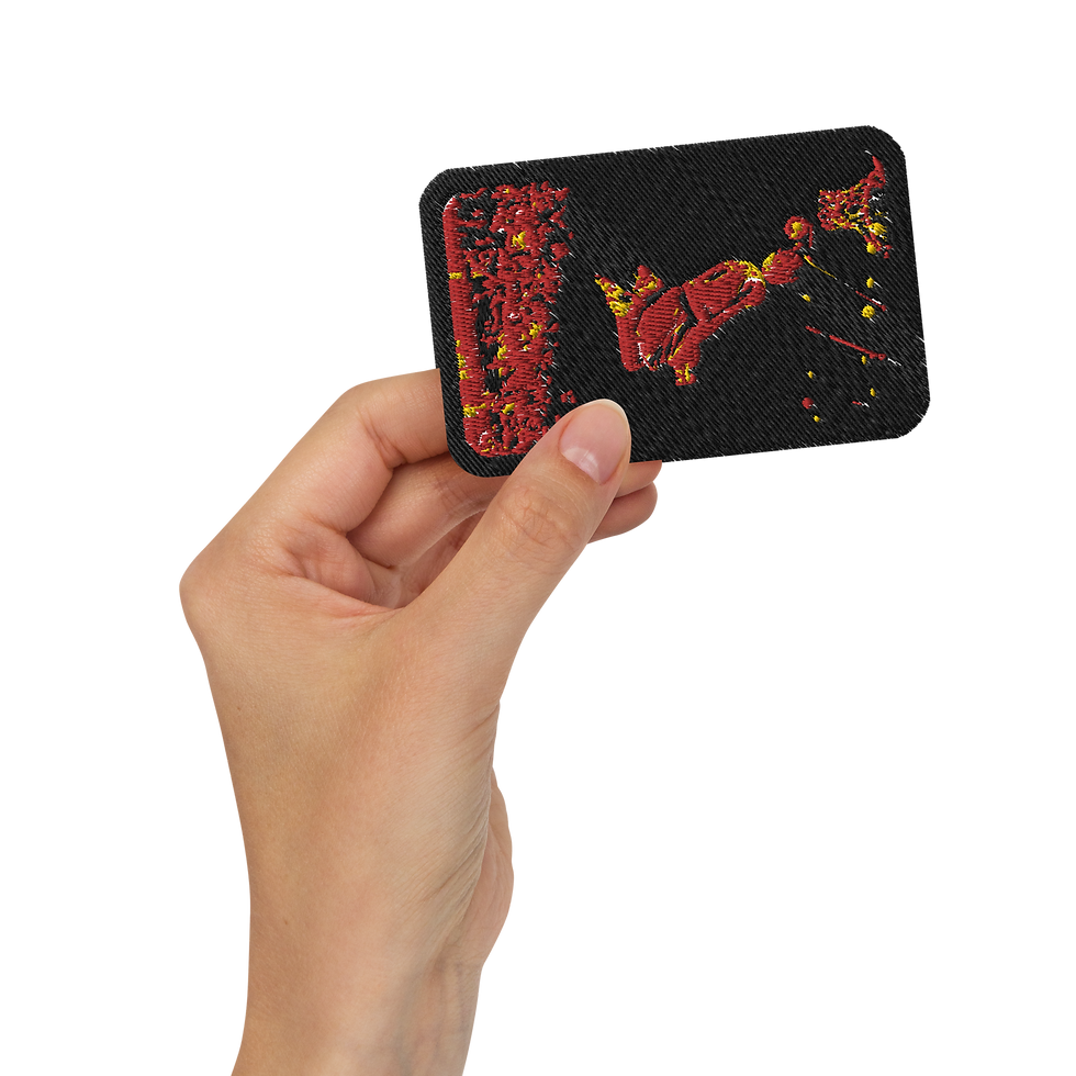 Thumbnail: Freeze Frame 2 Embroidered Patches - Rectangle 3.5″×2.25″