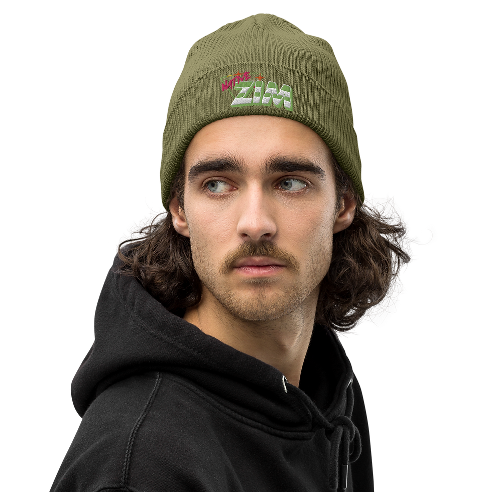 Thumbnail: Red Star Logo Organic ribbed beanie