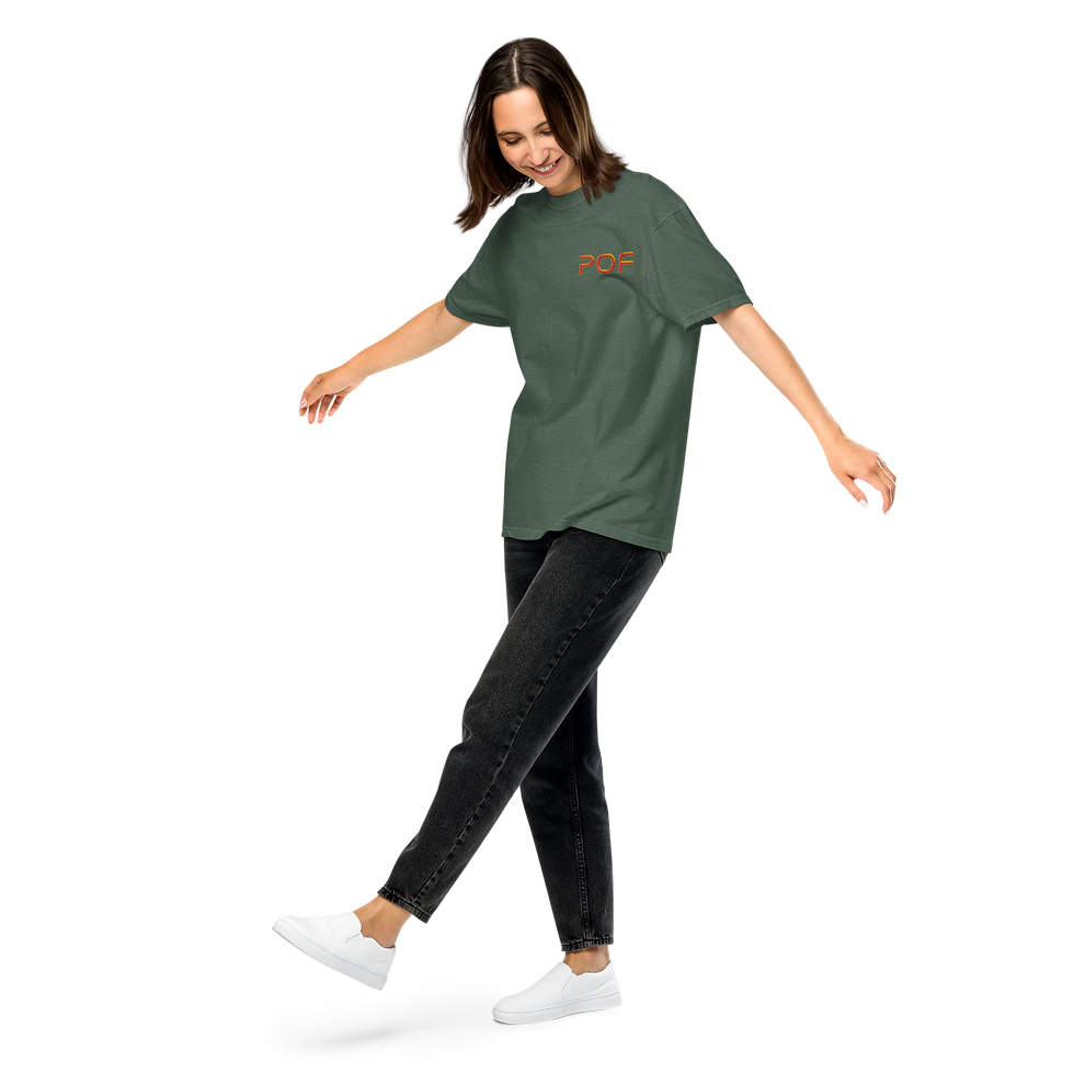 Thumbnail: POF Exhibition Unisex garment-dyed heavyweight t-shirt
