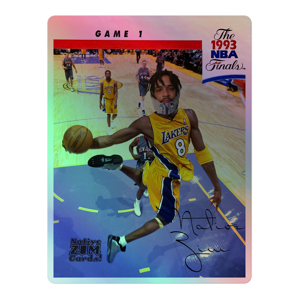 Thumbnail: Native Zim Game 1 Card Holographic sticker