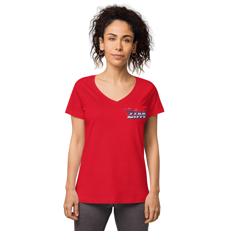 Thumbnail: Logo Women’s fitted v-neck t-shirt
