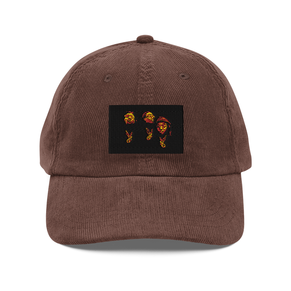 Thumbnail: Mini POF Migos Embroidered Vintage corduroy cap