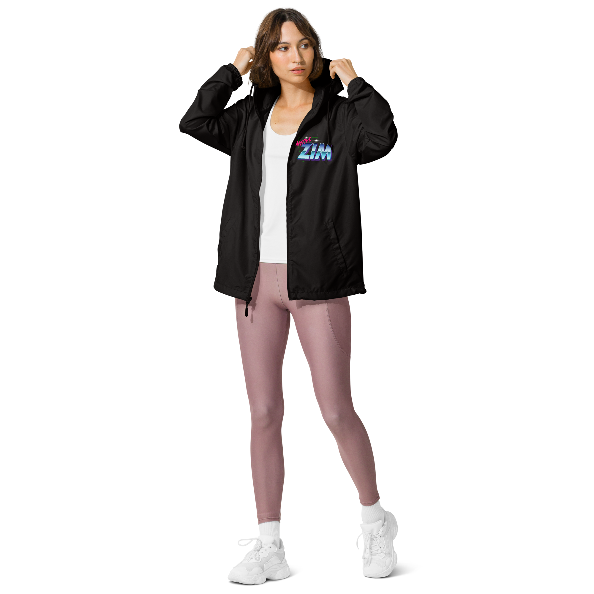 Abduction Logo Unisex lightweight zip up windbreaker