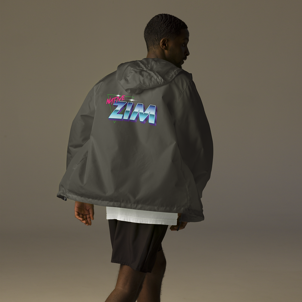 Thumbnail: Abduction Logo Unisex lightweight zip up windbreaker
