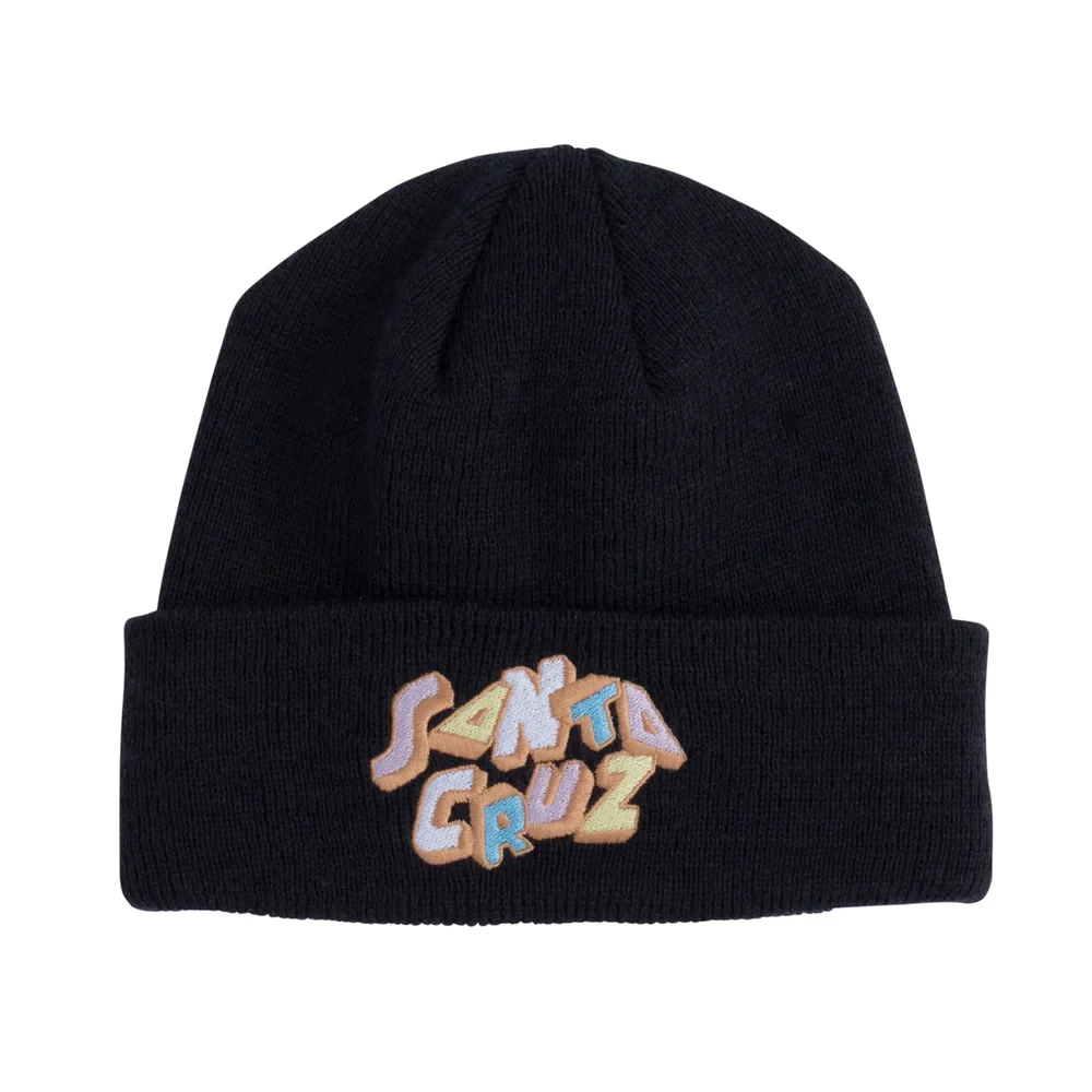 Color Scattered Strip Beanie Long Shoreman Unisex Santa Cruz Hat
