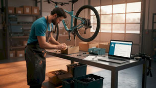 Contrôle du vélo par le technicien à son retour à l’atelier