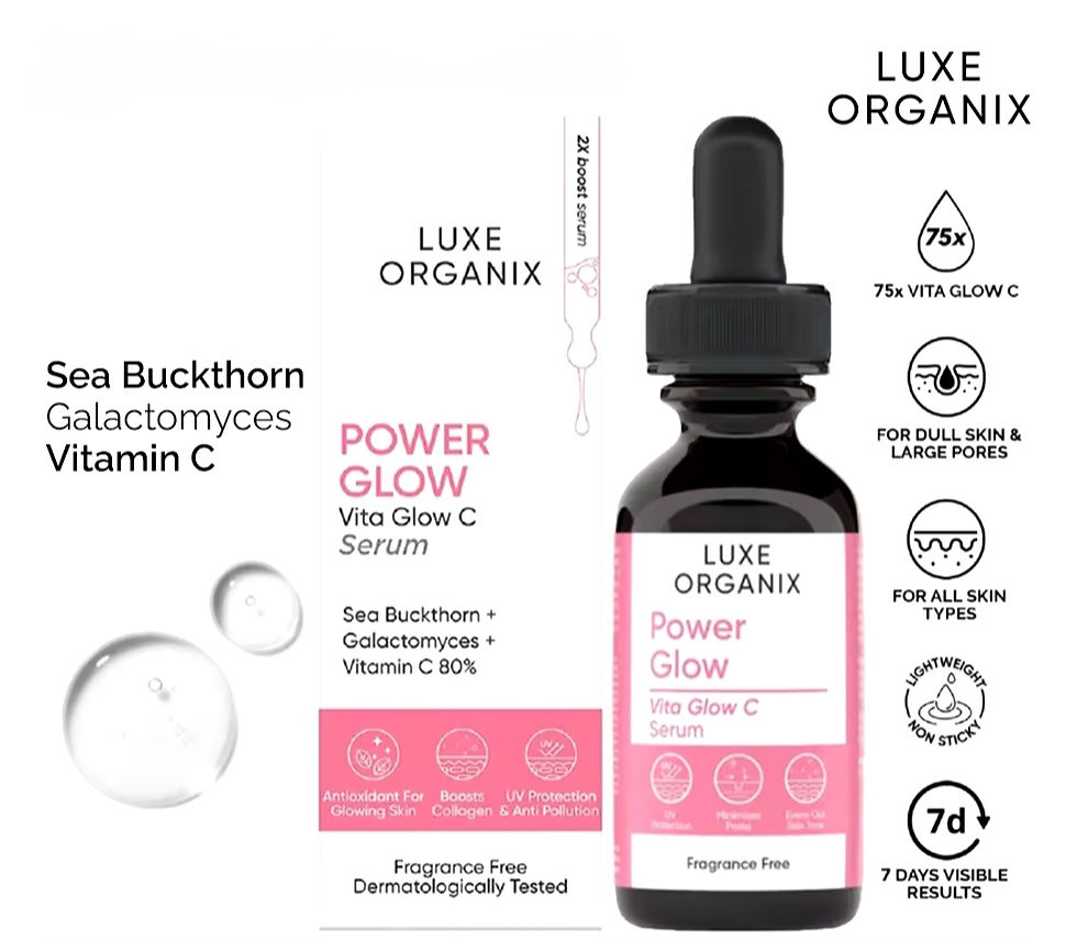 LUXE ORGANIX Power Glow Vita Glow C Serum 30ml