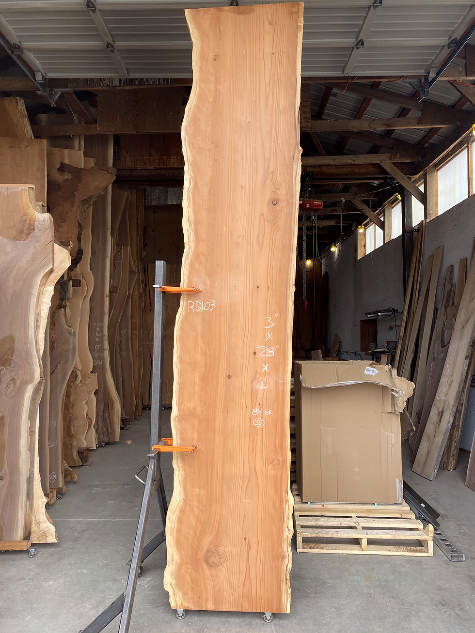 Thumbnail: Redwood Live Edge Slab