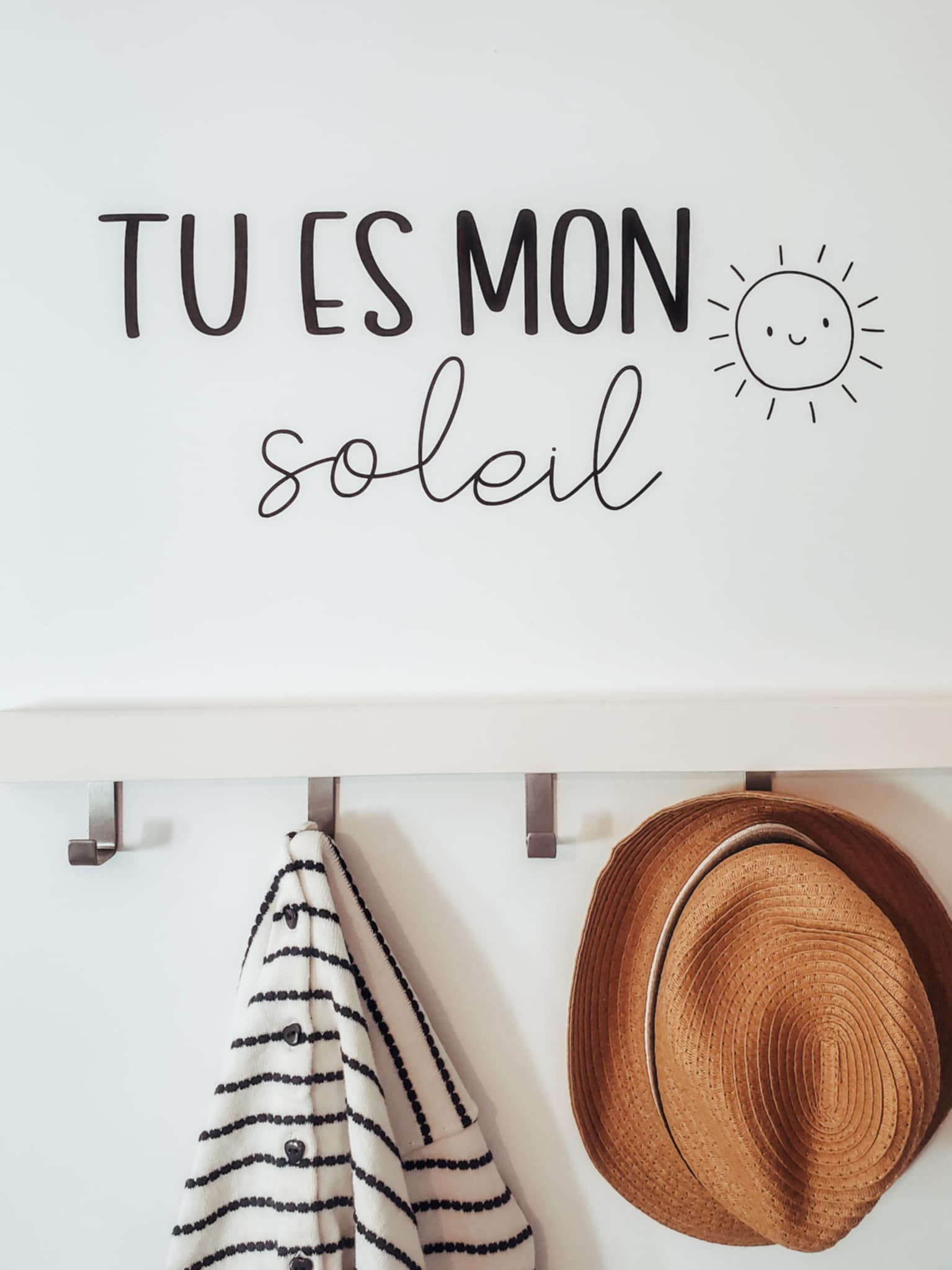 Autocollant mural - Tu es mon soleil