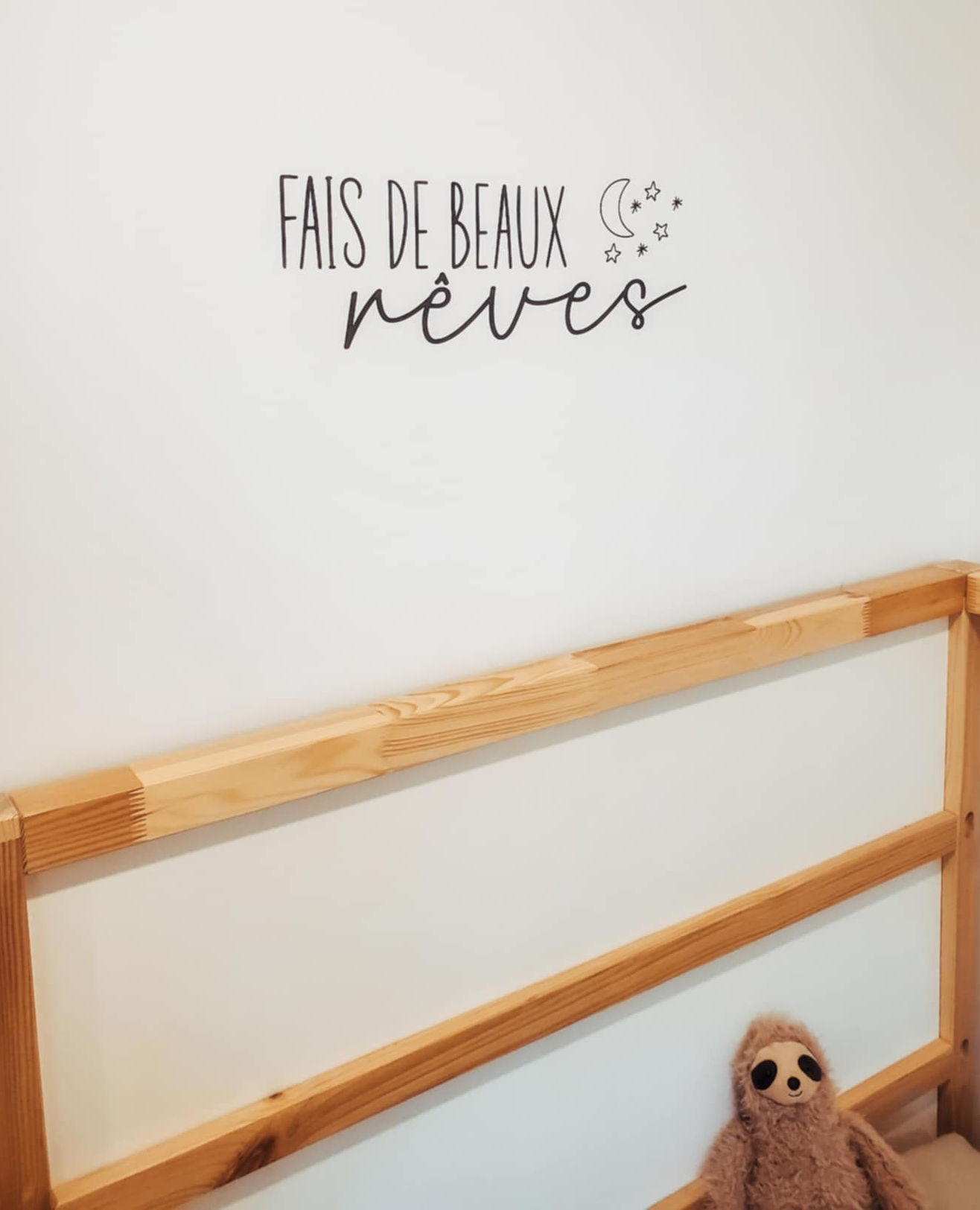 Autocollant mural - Fais de beaux rêves