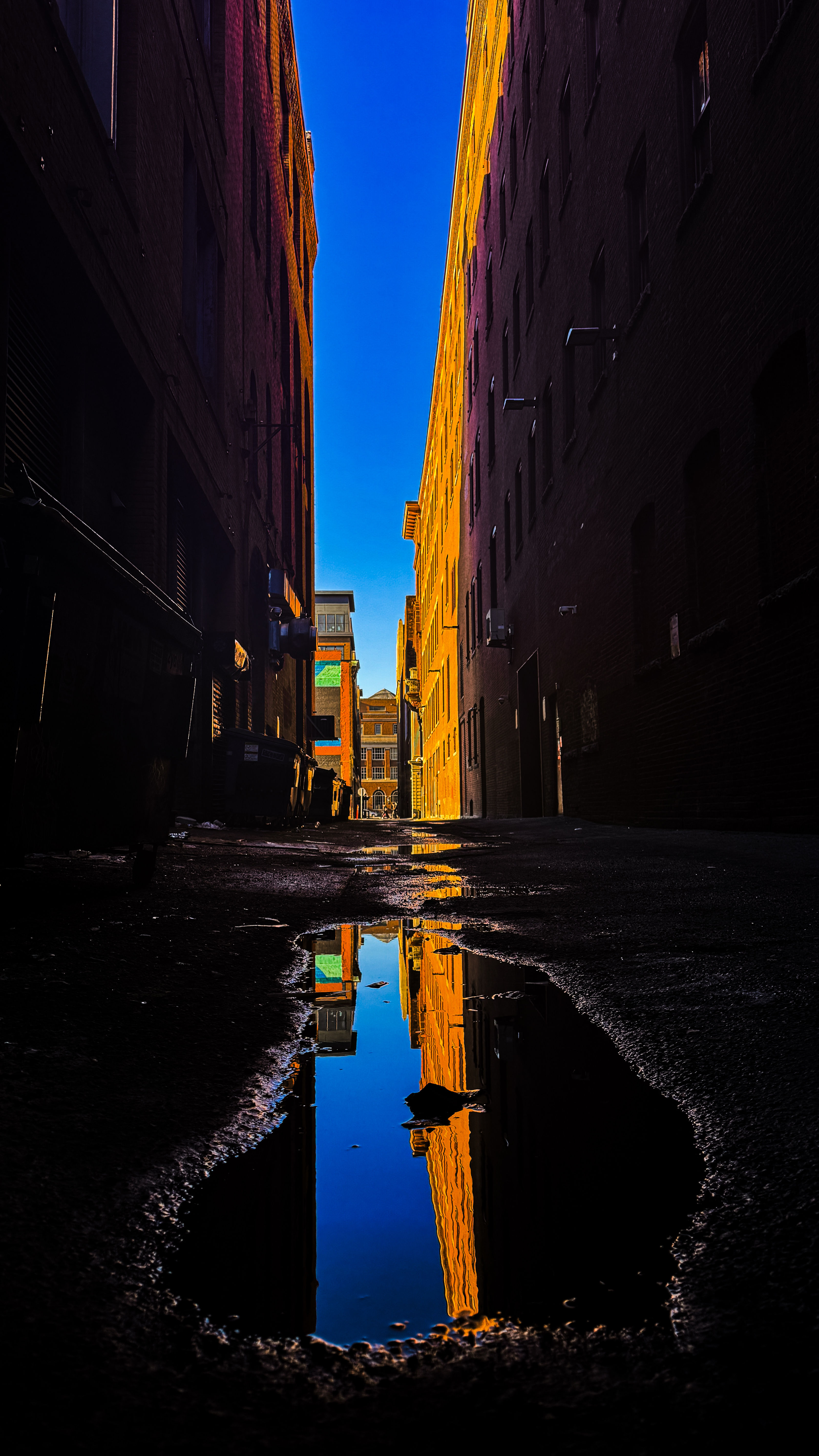 Downcity Iconic-alley - 11" x 17" Framed Print