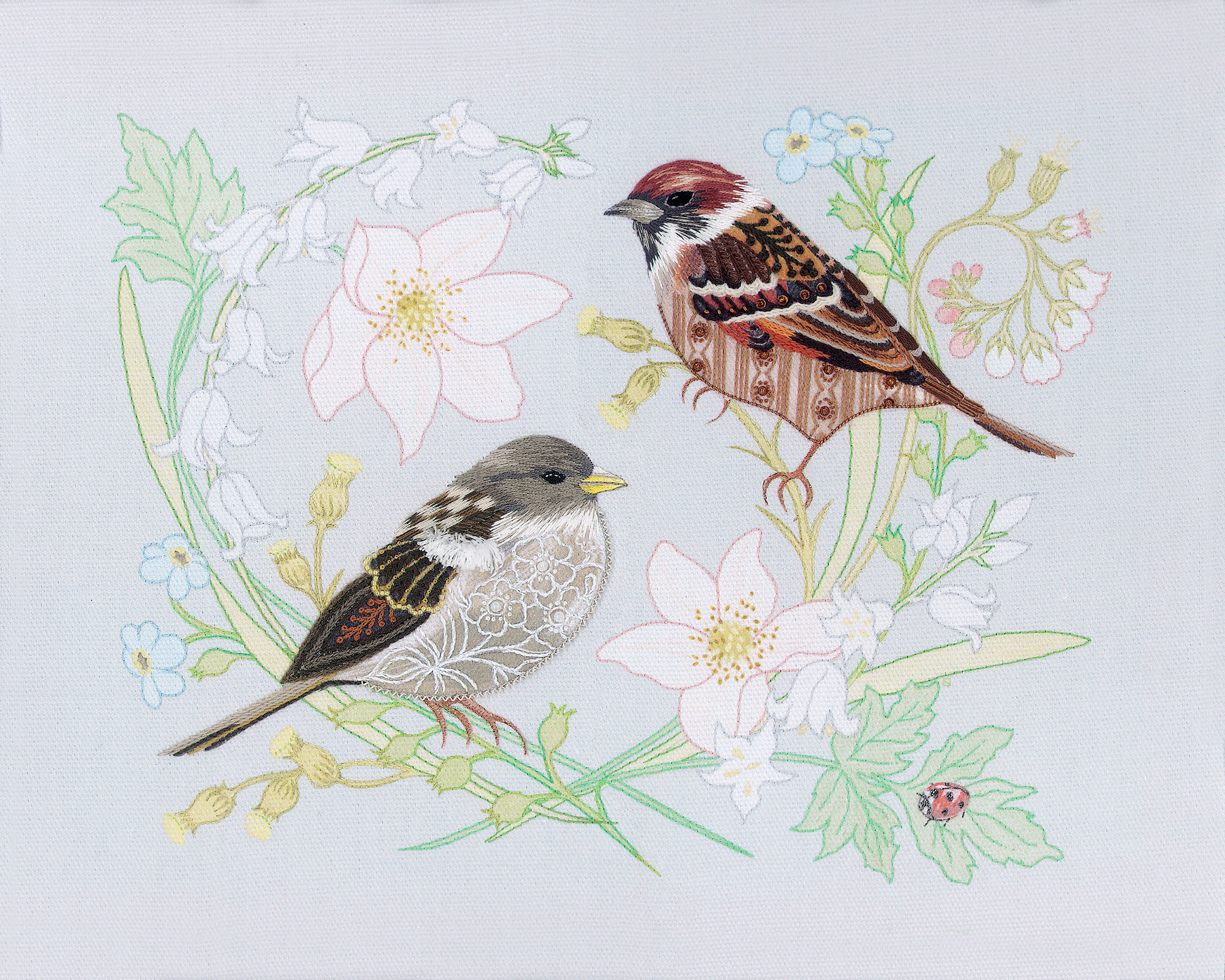 Blossom Hedge Sparrows