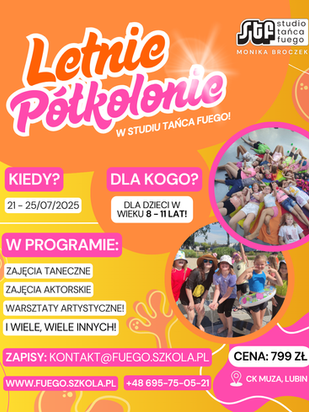 LETNIE PÓŁKOLONIE