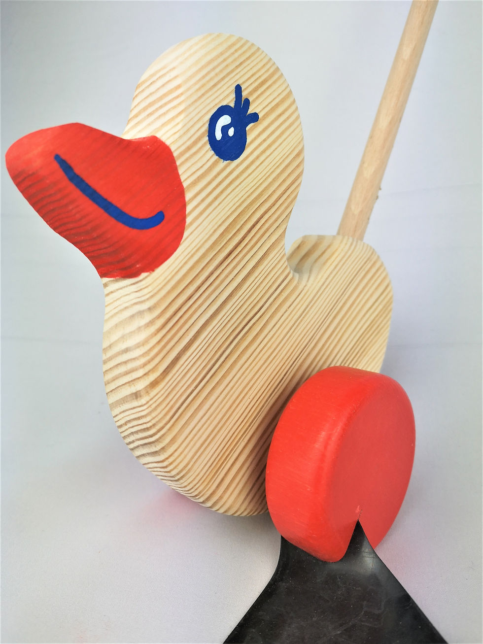 Miniaturbild: Schiebetier Ente natur - Watschelente zum Laufen lernen