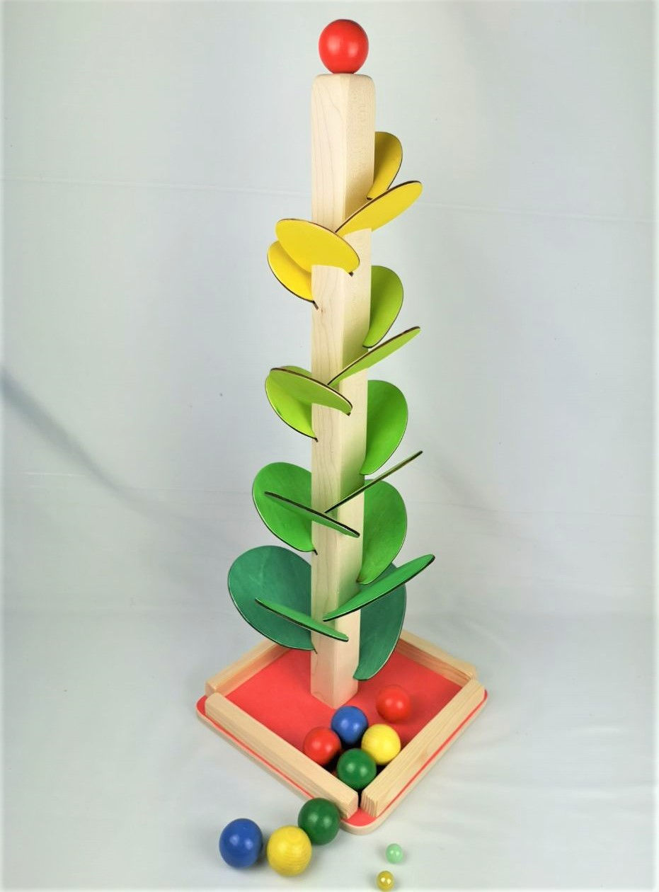 Miniaturbild: Klangbaum Flower *neue Edition, inkl. 4 bunten Holzkugeln 40mm