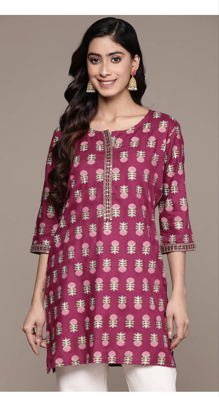 Thumbnail: Cotton kurti ( 2 colors)