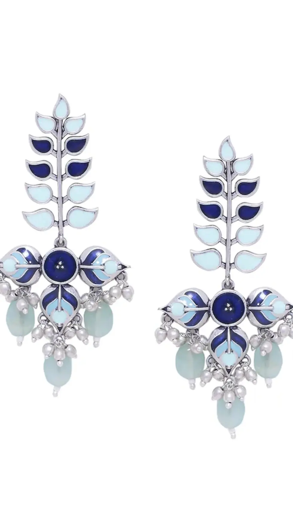 Thumbnail: Earrings - premium quality hand printed 