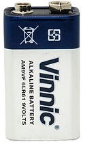 VINNIC Alkaline batteries AV105 9V