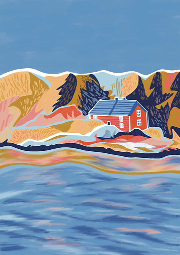 isabellamitchell_Red_Cabin-Isabella-Mitc