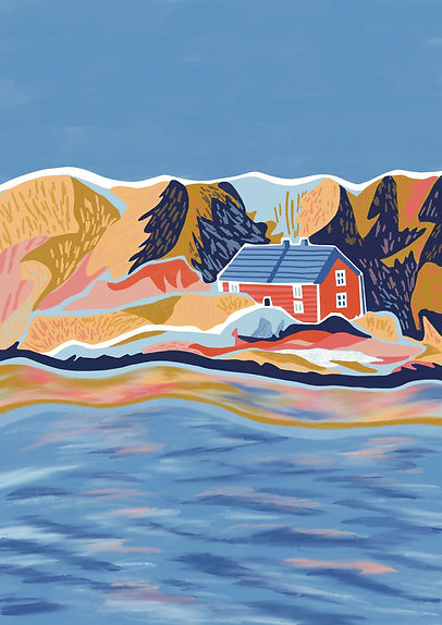 isabellamitchell_Red_Cabin-Isabella-Mitc
