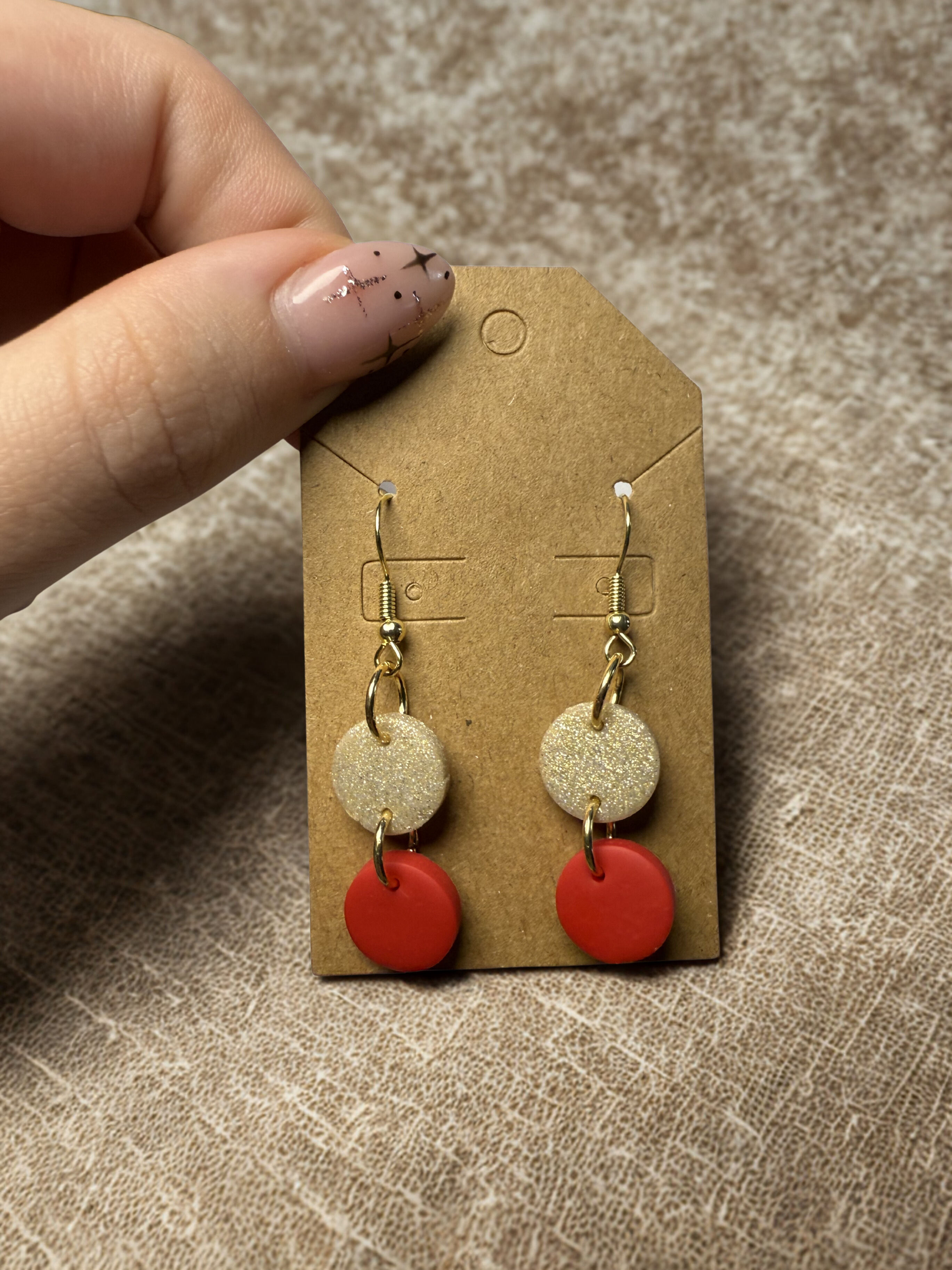 The Adaline - Red/Gold Glitter