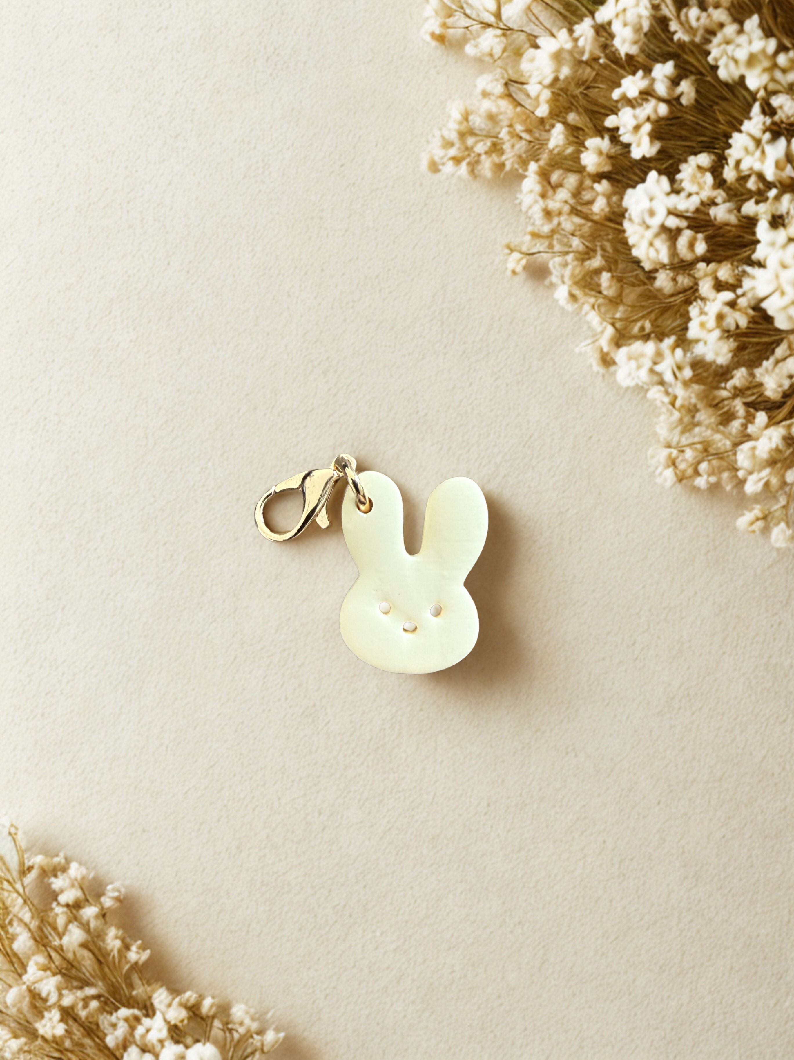 The Bunny Peep Charm - Yellow