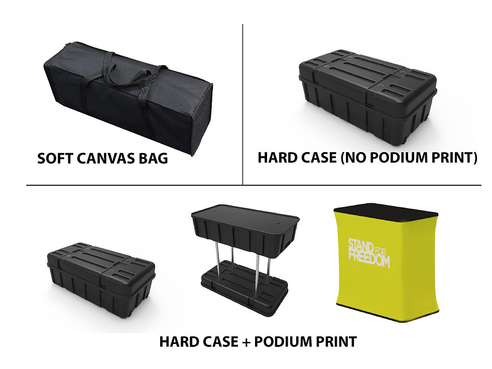 Thumbnail: Velcro Fabric Pop Up Display - Straight Shape