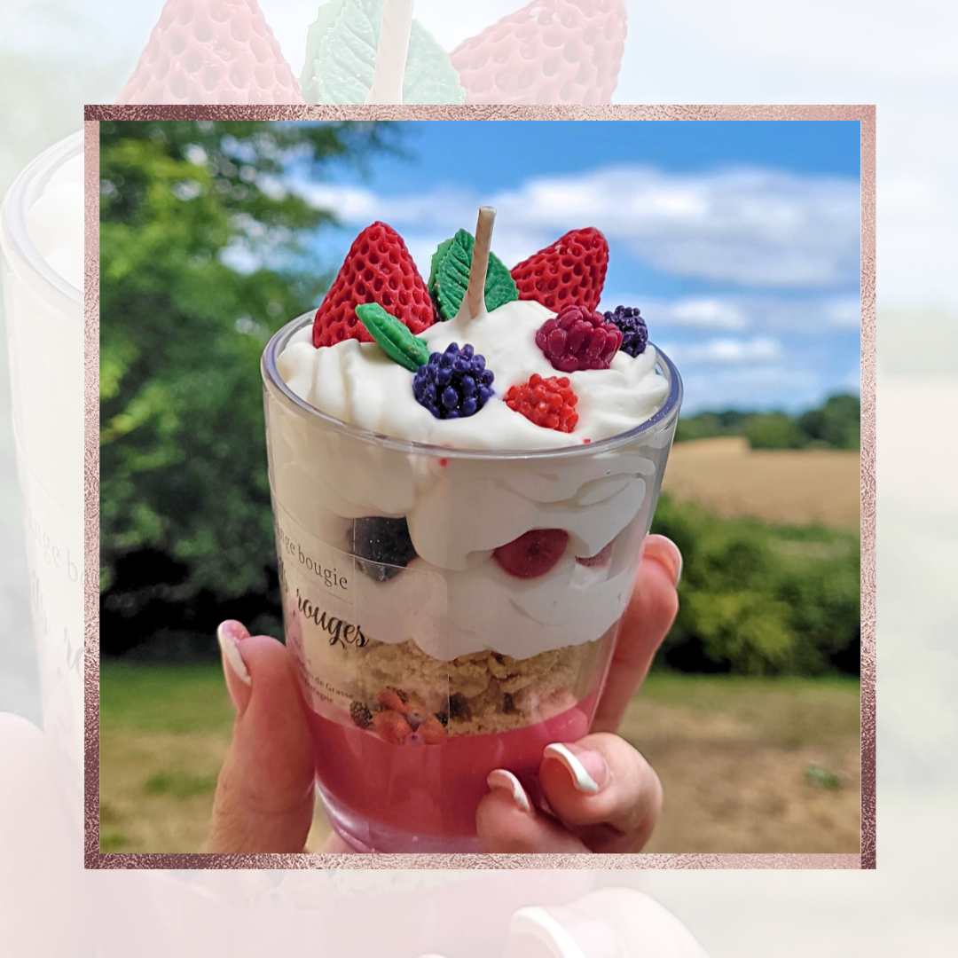 Bougie saveurs sucrées d'été
