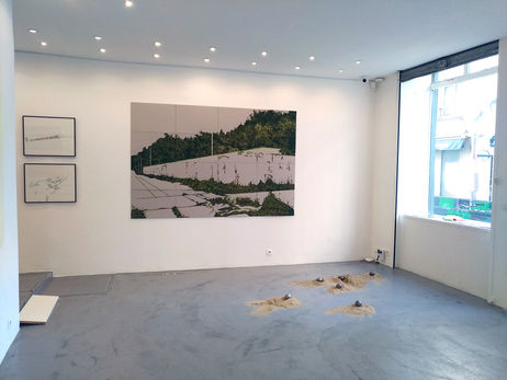 Vue de l'exposition personnelle " Un peu de soleil dans l'eau froide ", 7 avril - 12 mai 2018, H Gallery, Paris. Marie Havel