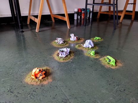 Vue d'atelier, résidence CIA X Fondation Carasso, 2020-2021, Marie Havel.