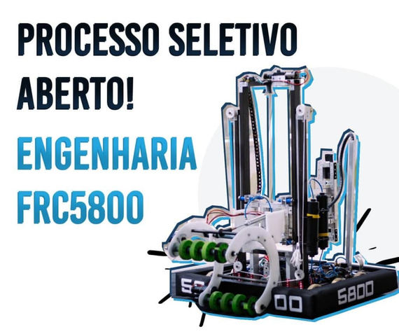 FRC5800 - Magic Island Robotics seleciona novos membros para a área de Engenharia