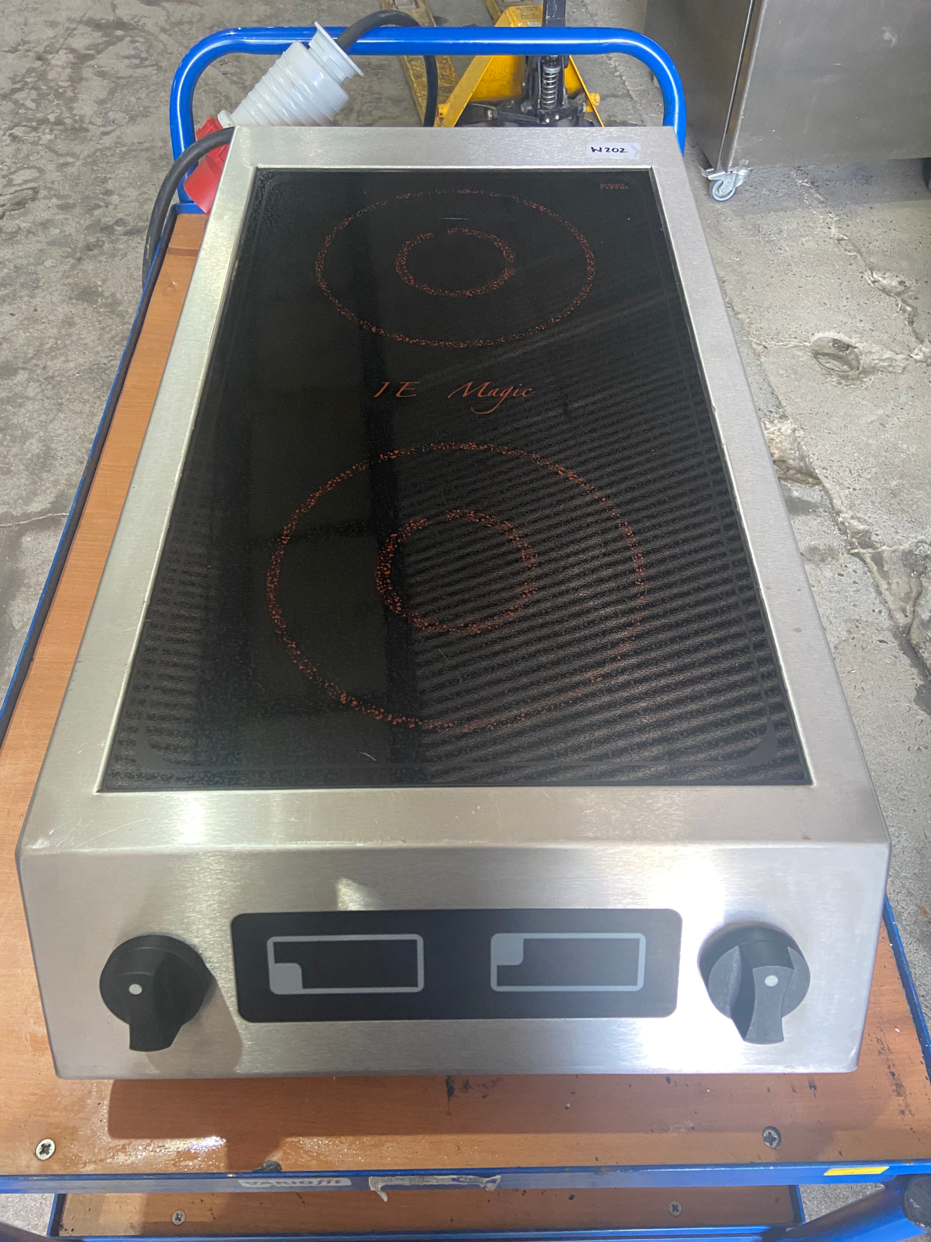 Induction Hob 2 Zone Induced Energy Table Top 3 Phase Electric