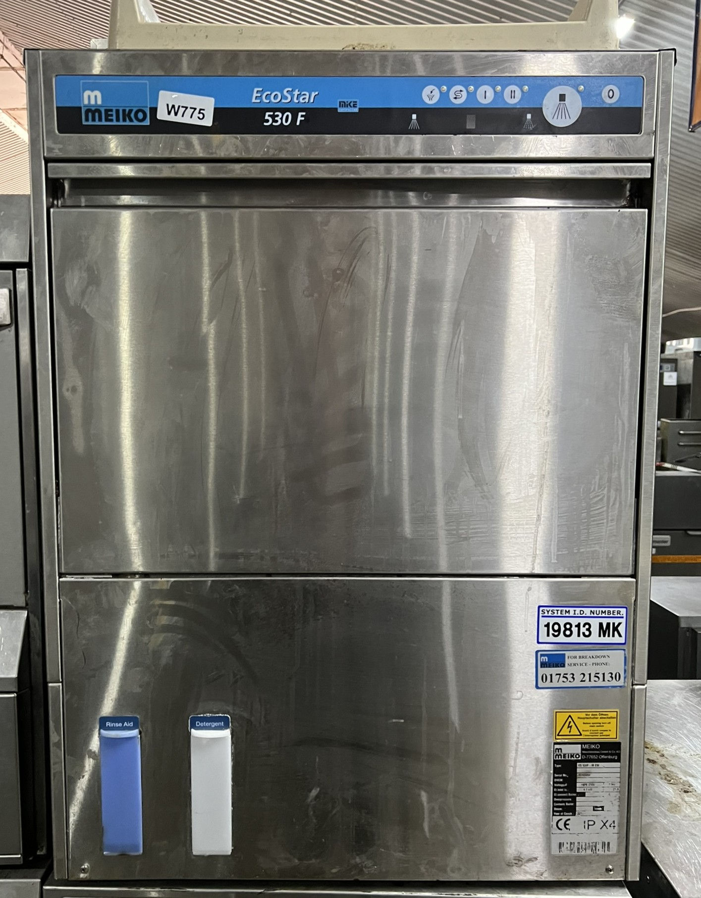 Meiko Undercounter Glasswasher/Dishwasher